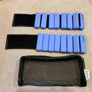 Bala Bangles 1lb Wrist Ankle Weights Accessory Lilac (Purpleish Blue) - like new
